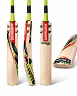 Grey Nicolls English Willow Cricket Bat Green Black Short Handle