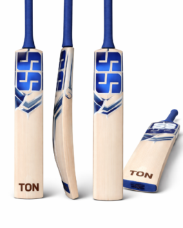 SS English Willow Cricket Bat Blue White Short Handle