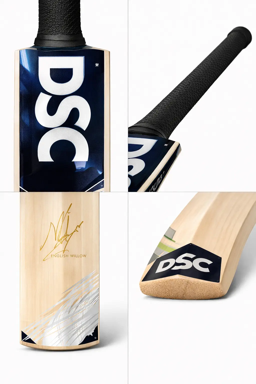 DSC English Willow Cricket black Bat - Image 2